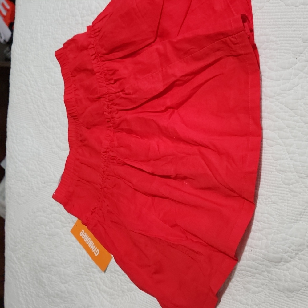 Gymboree lined red skirt size 8